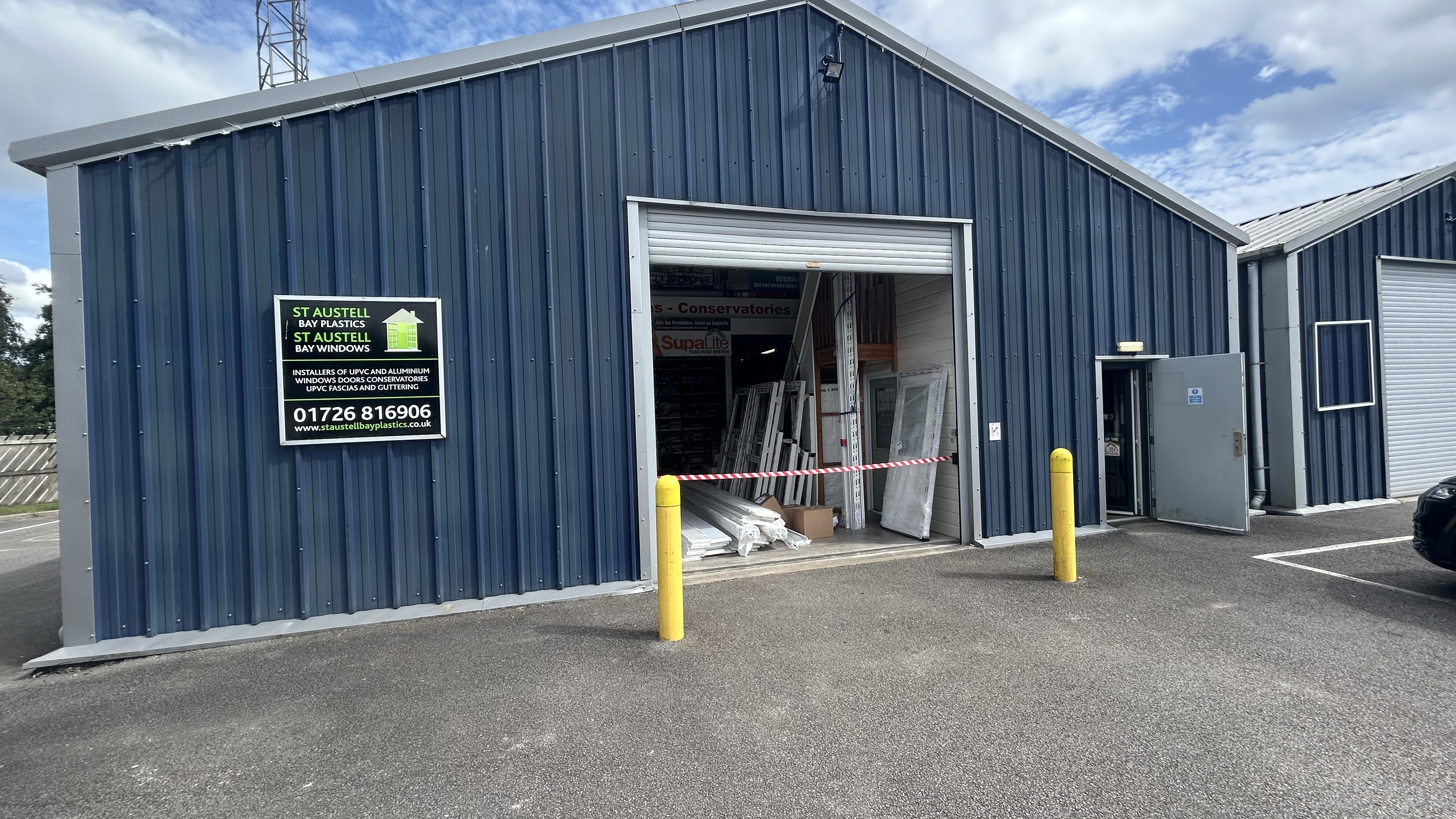 Our warehouse facility in Cornwall